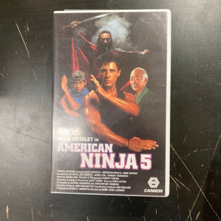 American Ninja 5 VHS (VG+/M-) -toiminta-